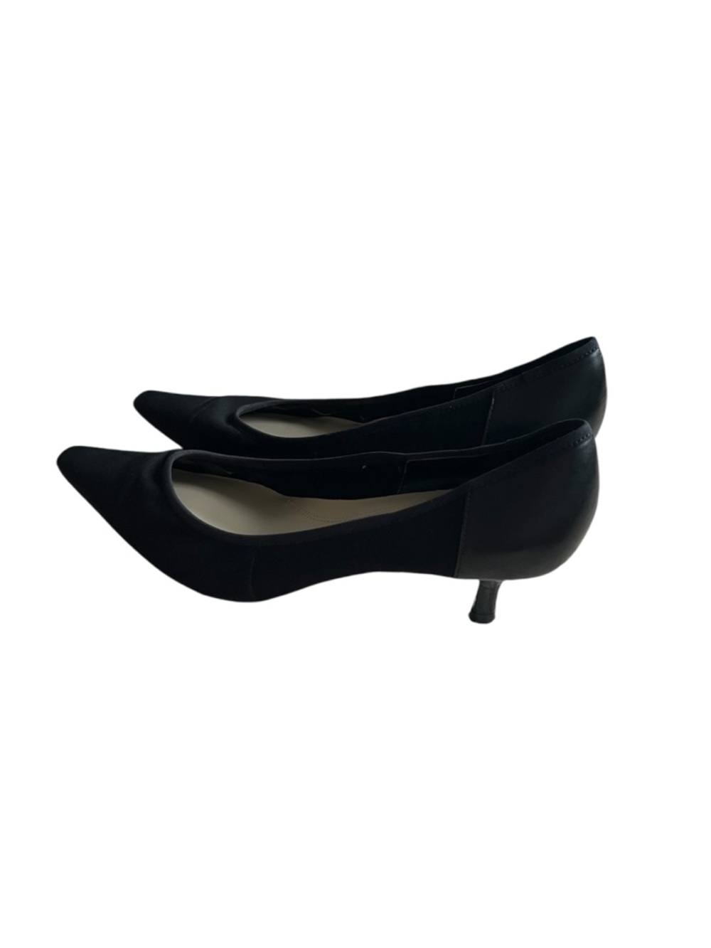 Ellen Tracy Black Kitten Heel Shoes 8.5